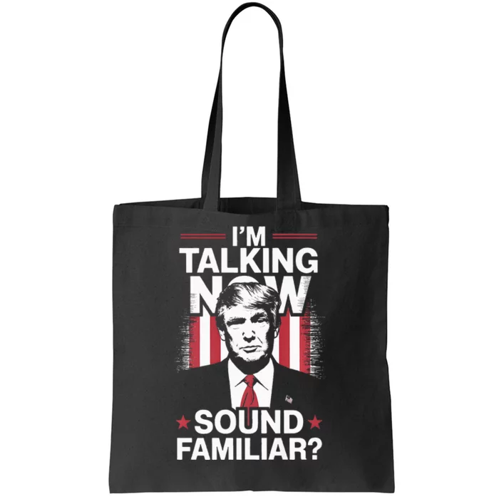 I Am Talking Now Trump Harris Debate 2024 Tote Bag