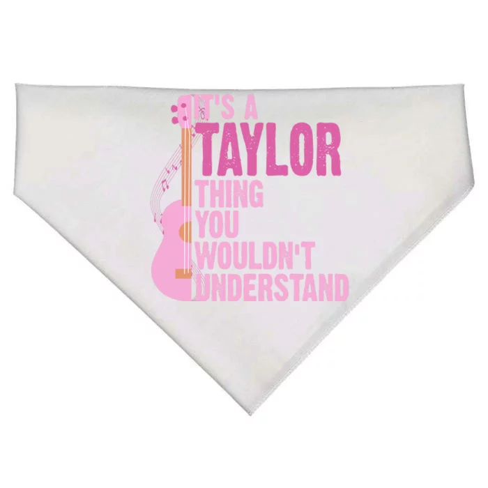 Its A Taylor Thing You Wouldnt Understand Guitar USA-Made Doggie Bandana