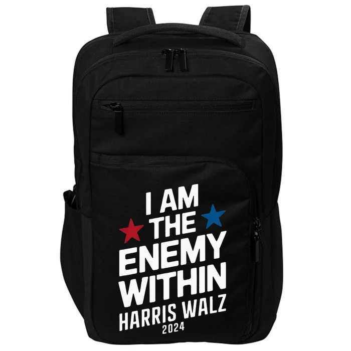 I Am The Enemy Within Impact Tech Backpack