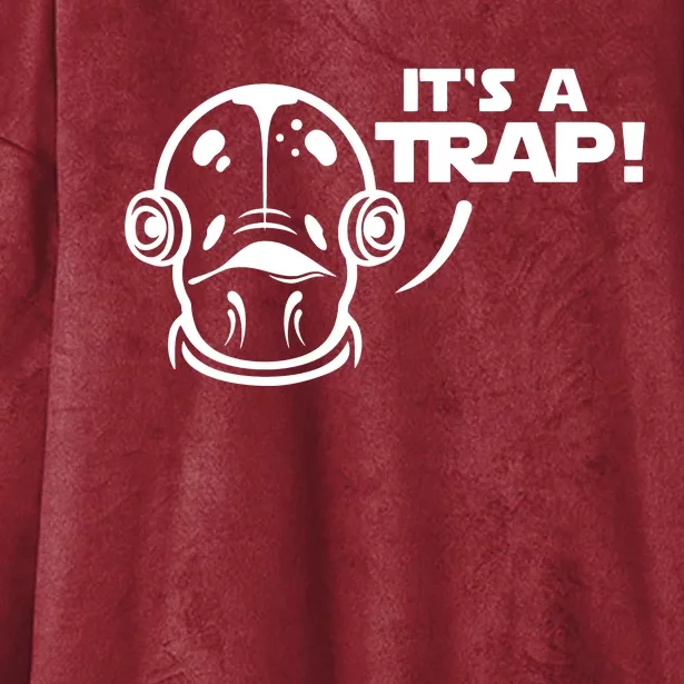 Its A Trap Hooded Wearable Blanket