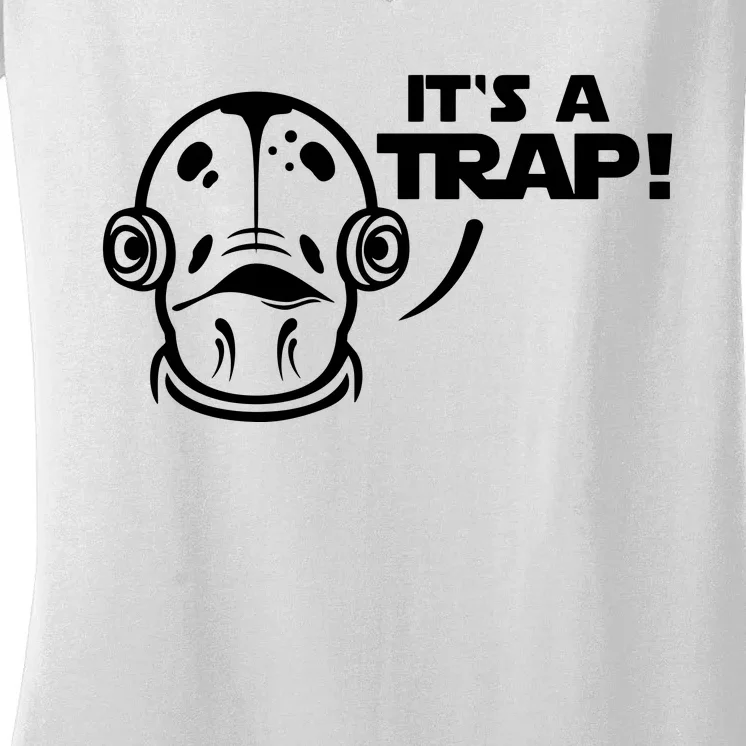 Its A Trap Women's V-Neck T-Shirt