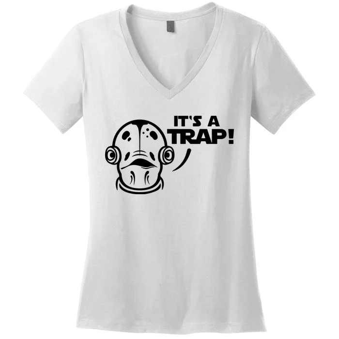 Its A Trap Women's V-Neck T-Shirt