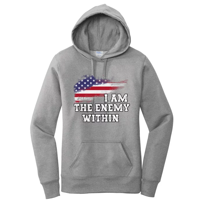 I Am The Enemy Within Women's Pullover Hoodie