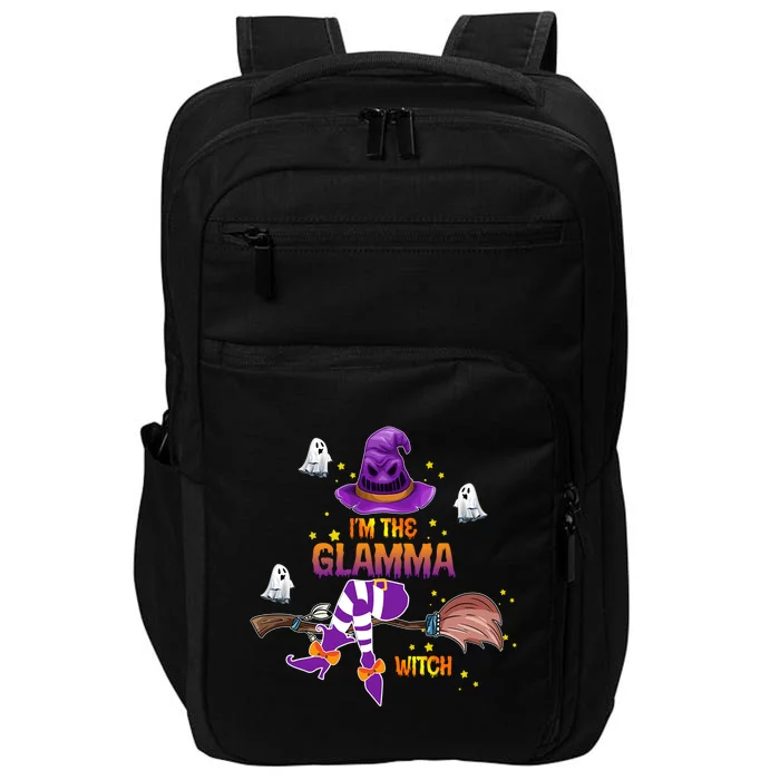 I Am The Glamma Witch Grandma Gift Impact Tech Backpack