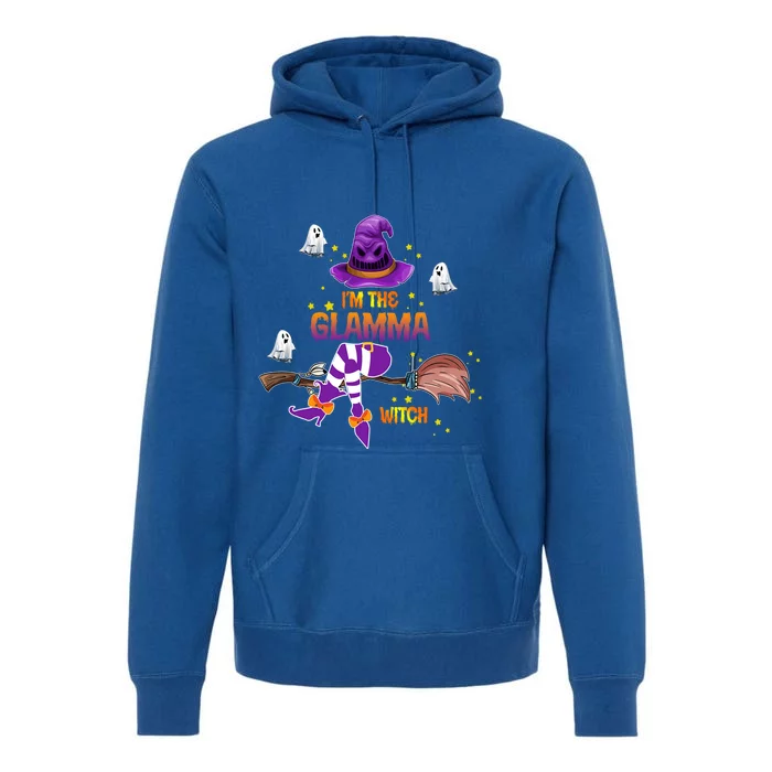 I Am The Glamma Witch Grandma Gift Premium Hoodie