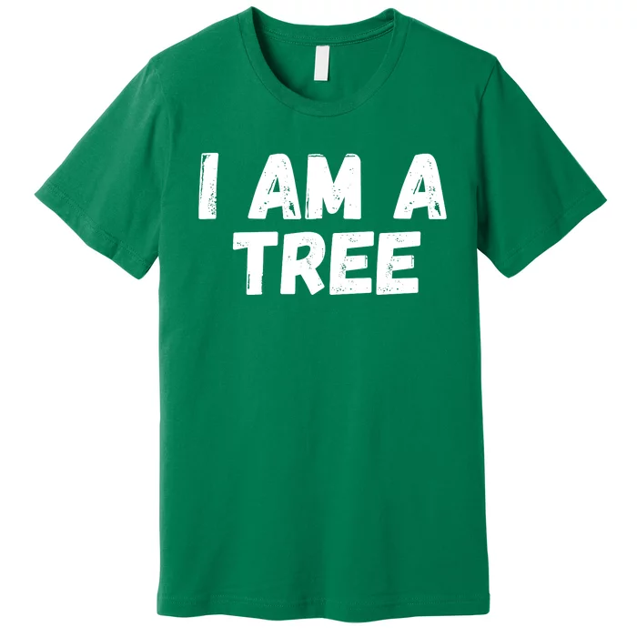 Im A Tree Funny Halloween I Am A Tree Halloween Costume Halloween Party Premium T-Shirt