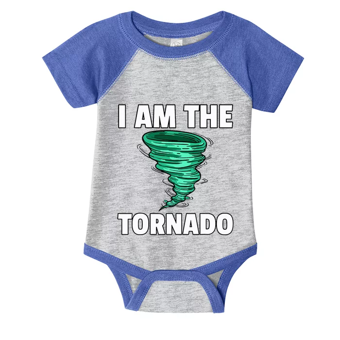 I Am The Storm Twister Tornado Hurricane Meteorologist Infant Baby Jersey Bodysuit