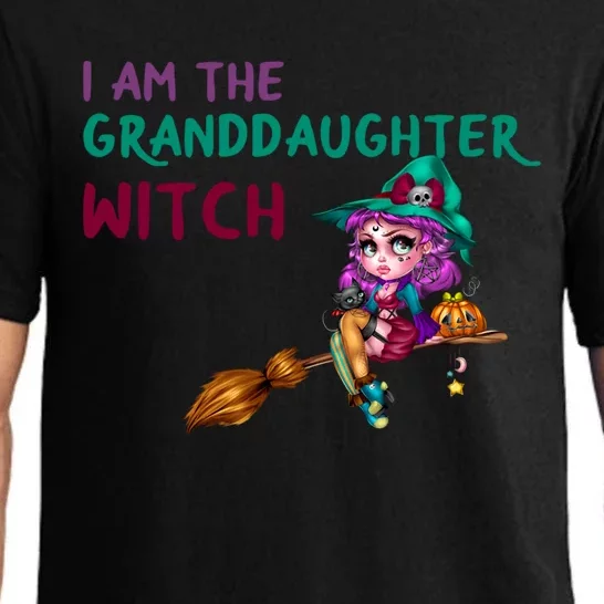 I Am The Granddaughter Witch Great Gift Pajama Set