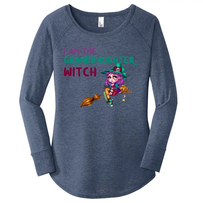 I Am The Granddaughter Witch Great Gift Women's Perfect Tri Tunic Long Sleeve Shirt