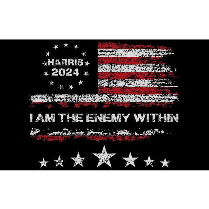 I Am The Enemy Within Kamala Harris Cat Lady President Us Bumper Sticker