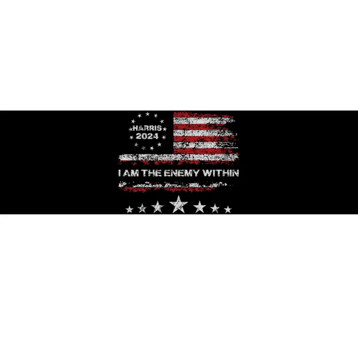 I Am The Enemy Within Kamala Harris Cat Lady President Us Bumper Sticker