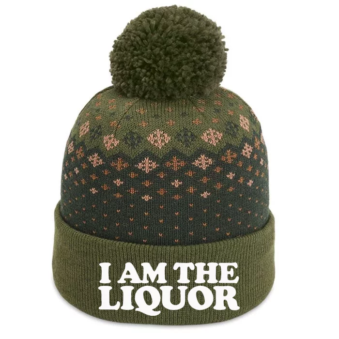 I Am The Liquor The Baniff Cuffed Pom Beanie