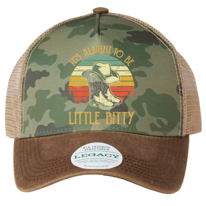 It’s Alright To Be Little Bitty Country Music Toddler Legacy Tie Dye Trucker Hat