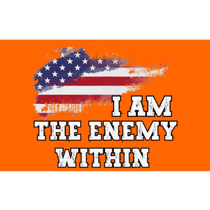 I Am The Enemy Within Gift Bumper Sticker