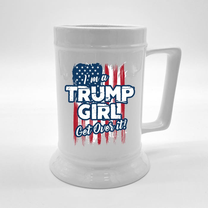 IM A Trump Get Over It! Cool Gift Front & Back Beer Stein