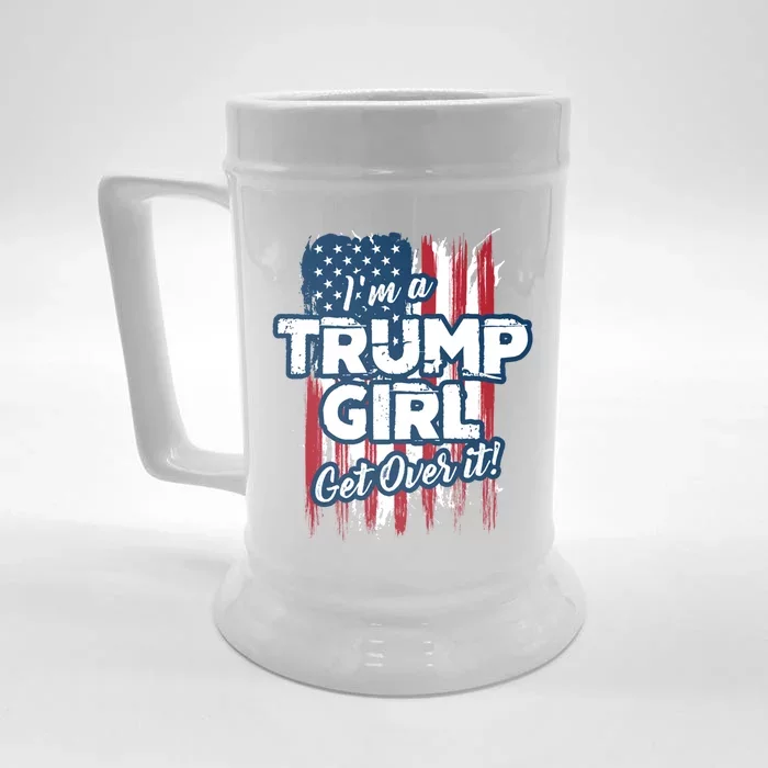 IM A Trump Get Over It! Cool Gift Front & Back Beer Stein