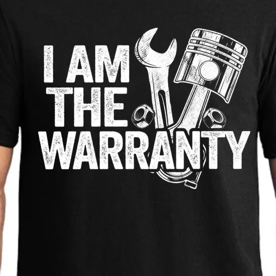 I Am The Warranty Race Car Parts Repair Guy Funny Mechanic Pajama Set