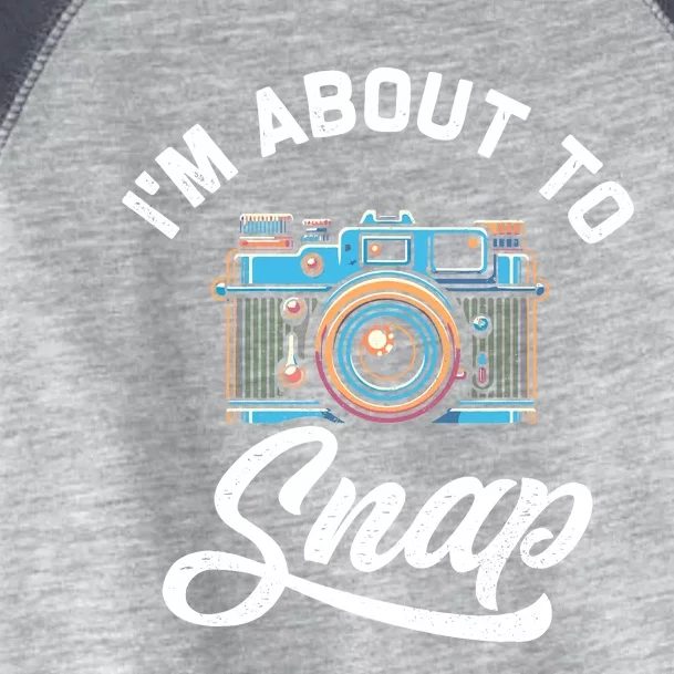 IM About To Snap Photography Photographer Camera Toddler Fine Jersey T-Shirt