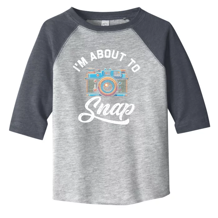 IM About To Snap Photography Photographer Camera Toddler Fine Jersey T-Shirt