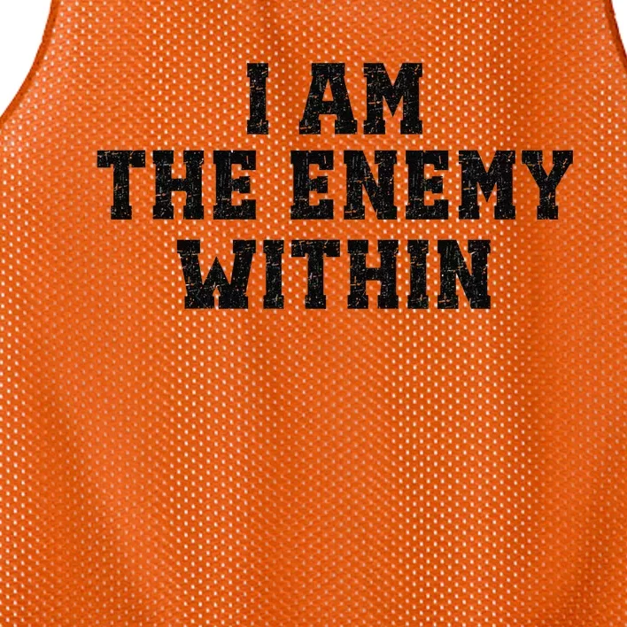 I Am The Enemy Within Kamala Harris Vs Trump Mesh Reversible Basketball Jersey Tank