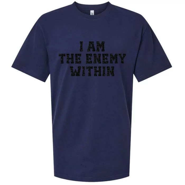 I Am The Enemy Within Kamala Harris Vs Trump Sueded Cloud Jersey T-Shirt