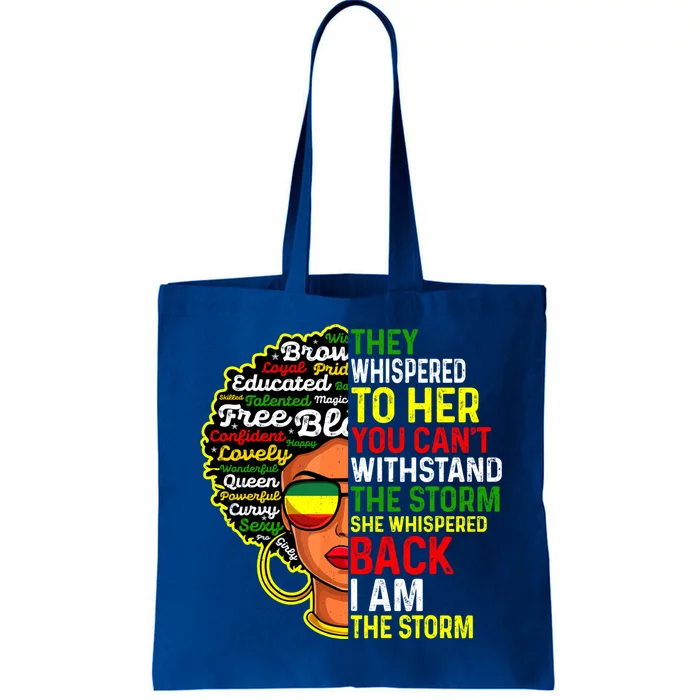 I Am The Storm Juneteenth Black History Month Gift Tote Bag