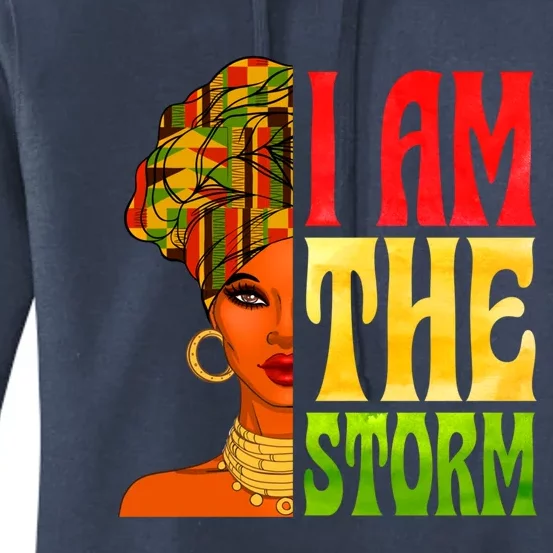 I Am The Storm Juneteenth Black Pride Freedom Black History Great Gift Women's Pullover Hoodie