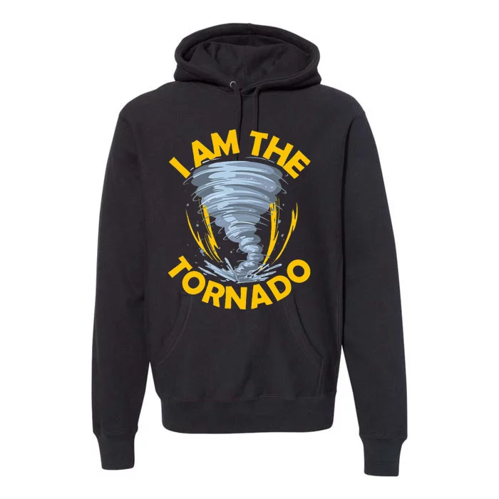 I Am The Storm Twister Tornado Hurricane Meteorologist Premium Hoodie