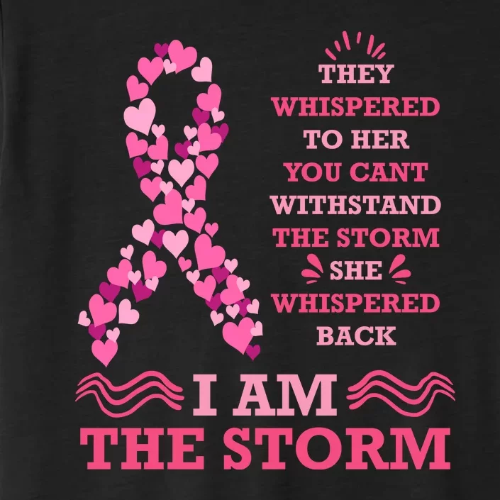 I Am The Storm Breast Cancer Ribbon ChromaSoft Performance T-Shirt