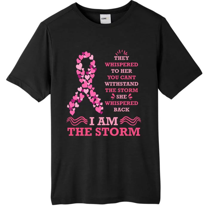 I Am The Storm Breast Cancer Ribbon ChromaSoft Performance T-Shirt