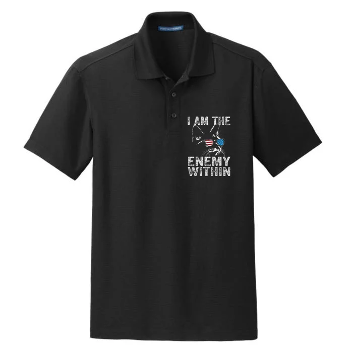 I Am The Enemy Within Kamala Harris 2024 Dry Zone Grid Performance Polo