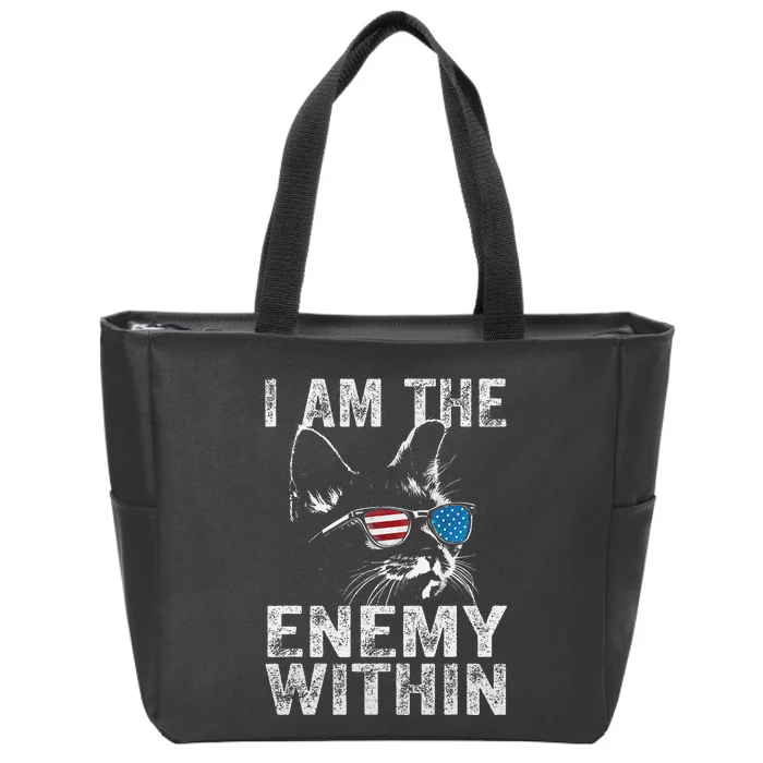 I Am The Enemy Within Kamala Harris 2024 Zip Tote Bag