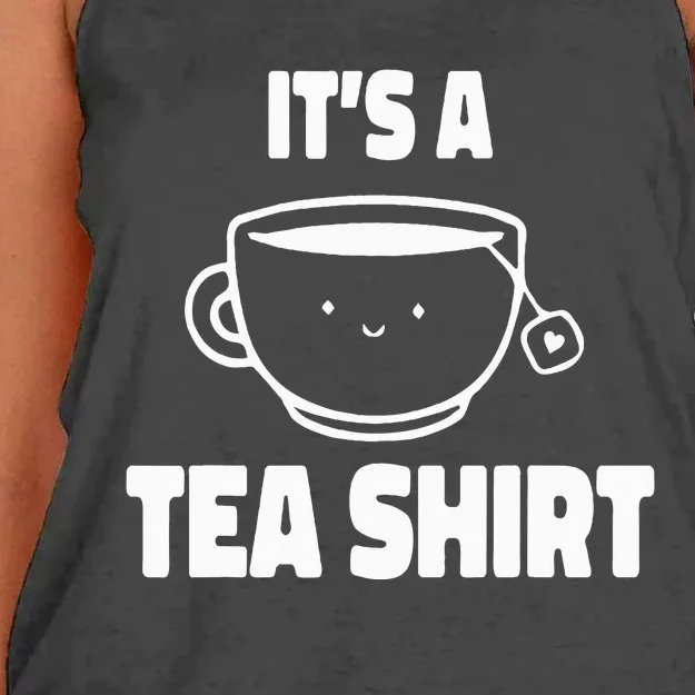 It's A Tea Funny Tea Drinker Lover Women's Knotted Racerback Tank