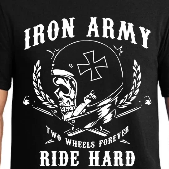 Iron Army Two Wheels Forever Ride Hard Pajama Set