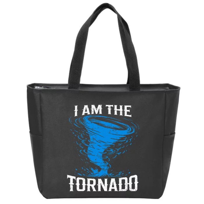 I Am The Storm Twister Tornado Hurricane Meteorologist Zip Tote Bag