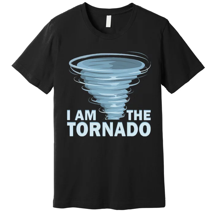 I Am The Storm Twister Tornado Hurricane Meteorologist Premium T-Shirt