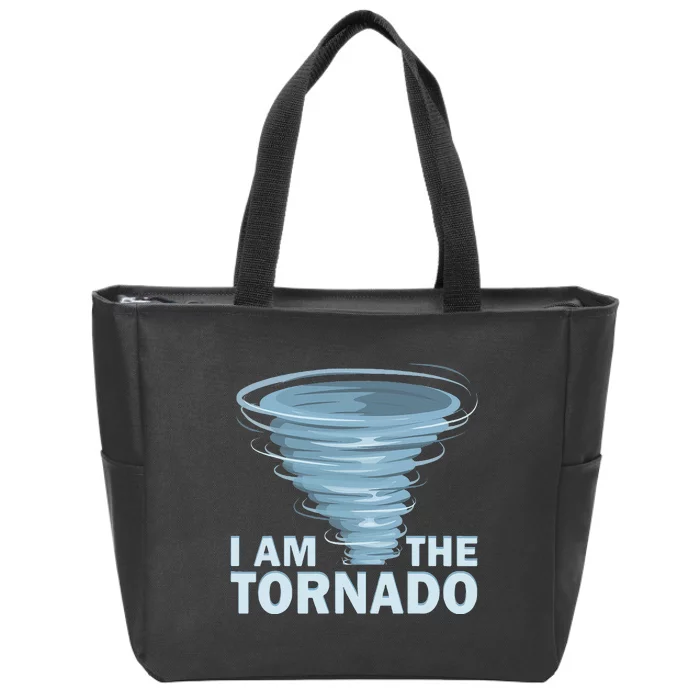 I Am The Storm Twister Tornado Hurricane Meteorologist Zip Tote Bag