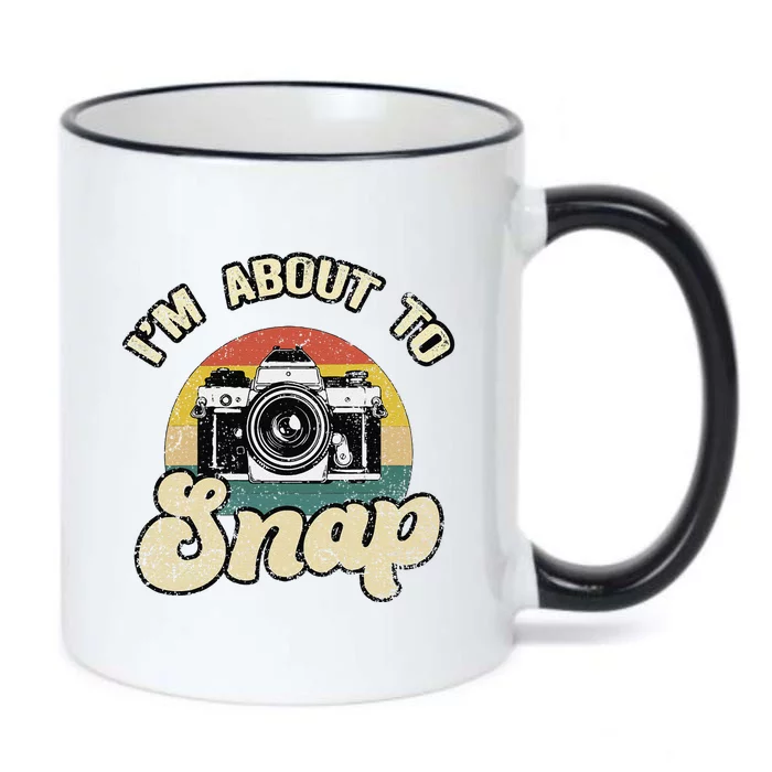 Im About To Snap Photography Photographer Cameraman Camera Black Color Changing Mug