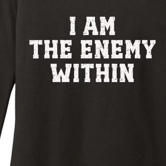 I Am The Enemy Within Kamala Harris Trump Womens CVC Long Sleeve Shirt