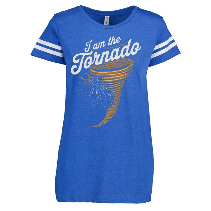 I Am The Tornado Funny Storm Enthusiast Gift Florida Enza Ladies Jersey Football T-Shirt