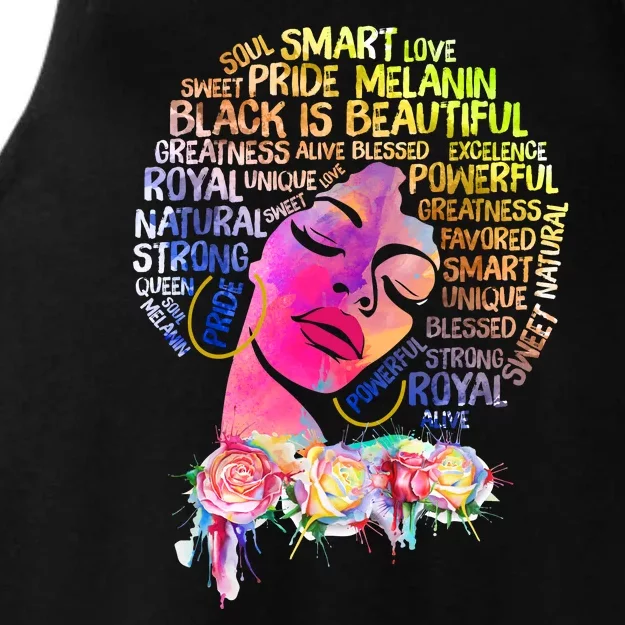 I Am The Storm Strong African Woman In Black History Month Ladies Tri-Blend Wicking Tank