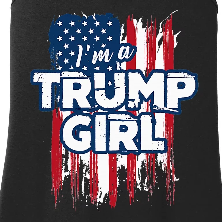 IM A Trump Girl Ladies Essential Tank