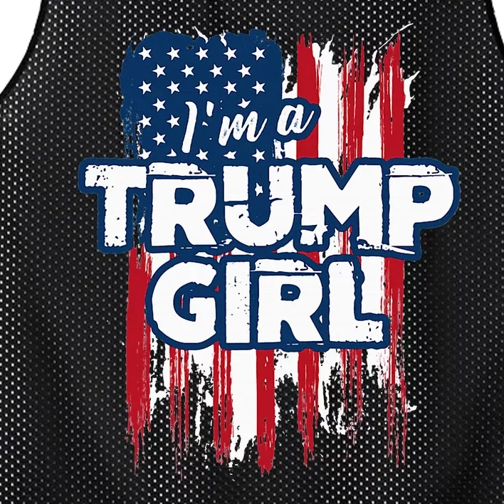 IM A Trump Girl Mesh Reversible Basketball Jersey Tank