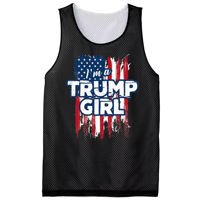 IM A Trump Girl Mesh Reversible Basketball Jersey Tank