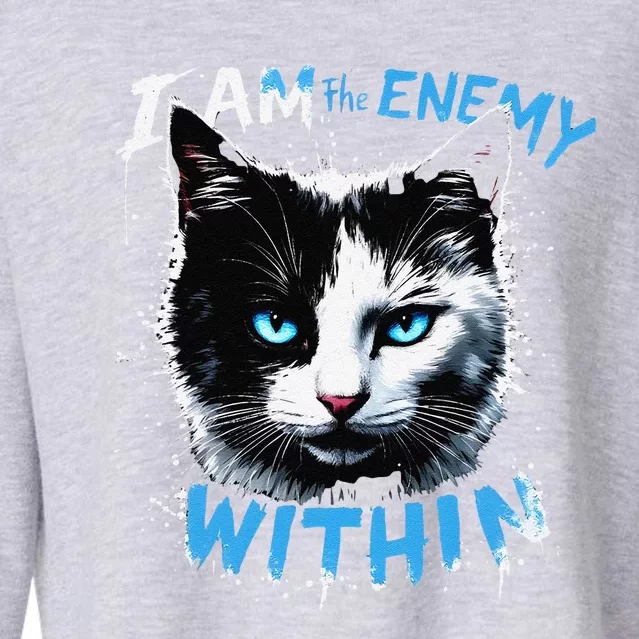 I Am The Enemy Within Kamala Harris 2024 Merch Lover Cropped Pullover Crew