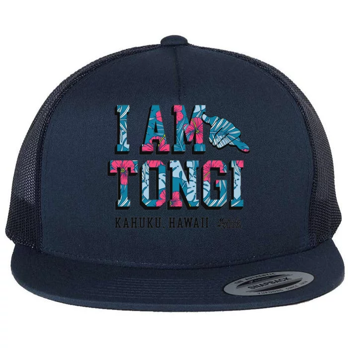 I Am Tongi Hawaii Style Flat Bill Trucker Hat