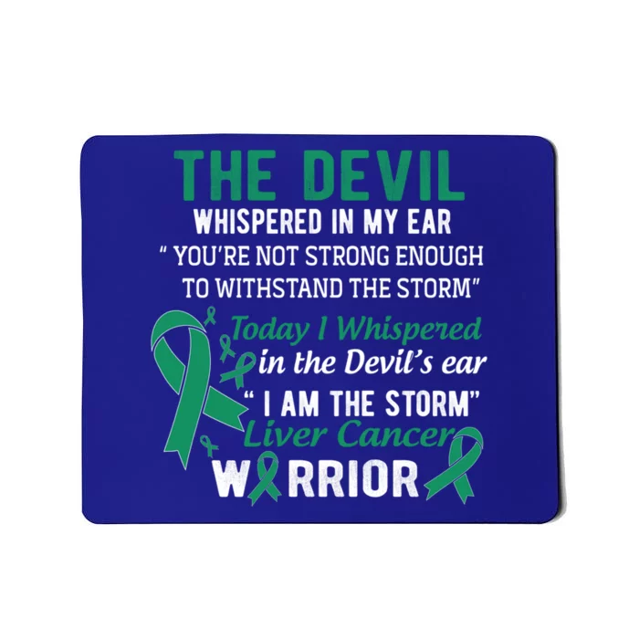 I Am The Storm Liver Cancer Warrior Funny Gift Mousepad