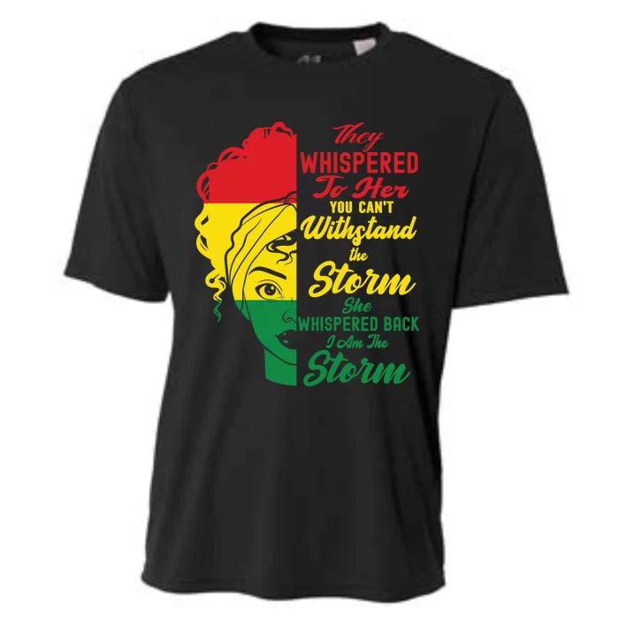 I Am The Storm Black Pride Cool Gift Cooling Performance Crew T-Shirt