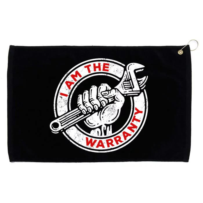 I Am The Warranty, Car Lover Grommeted Golf Towel