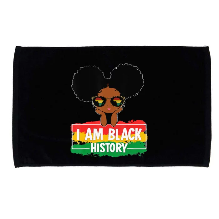 I Am The Strong African Queen  Black History Month Microfiber Hand Towel